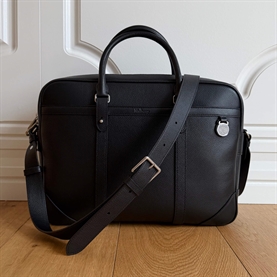 Mulberry Heritage Briefcase Black Small Classic Grain